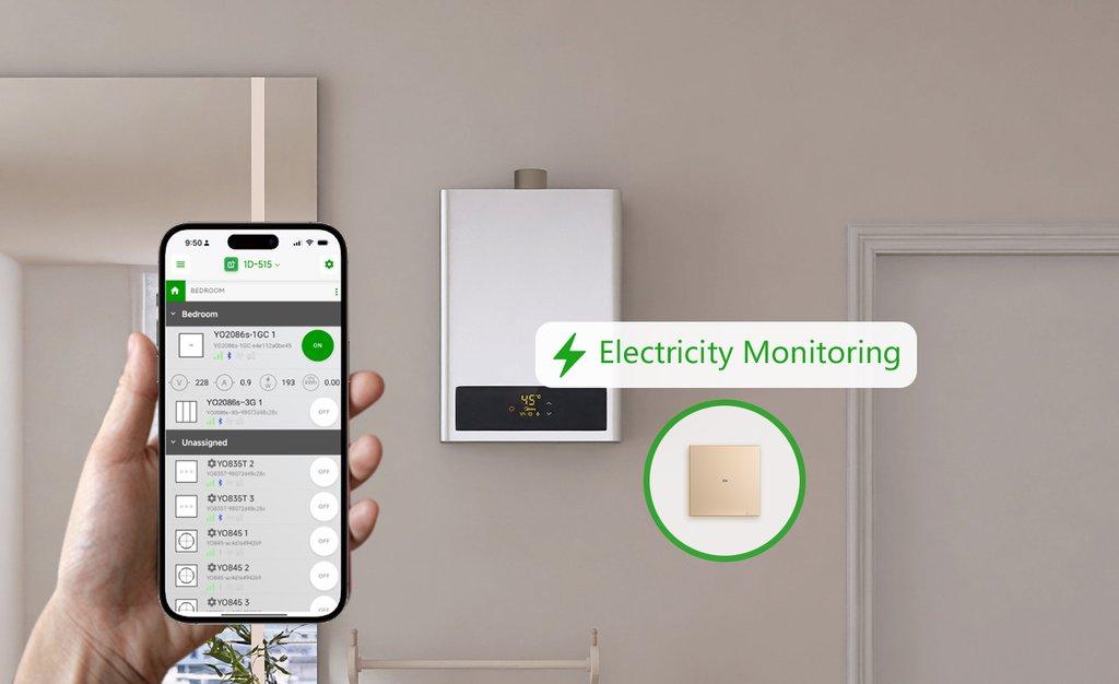 Electricity usage monitoring